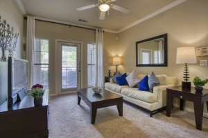 Two Bedroom Apartments for Rent in San Antonio, TX - Model Living Room 